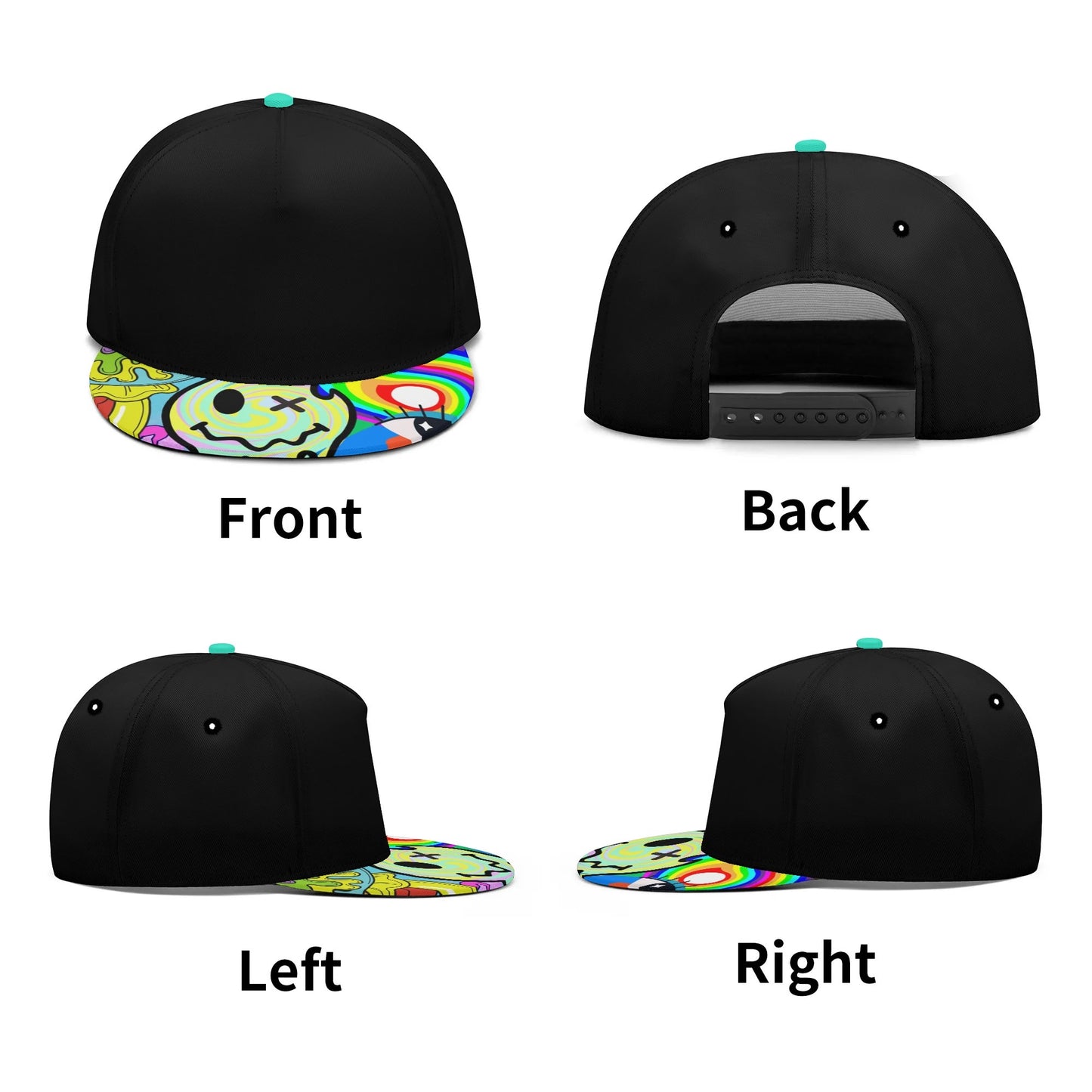 Neon Trip - Flat Bill Hat