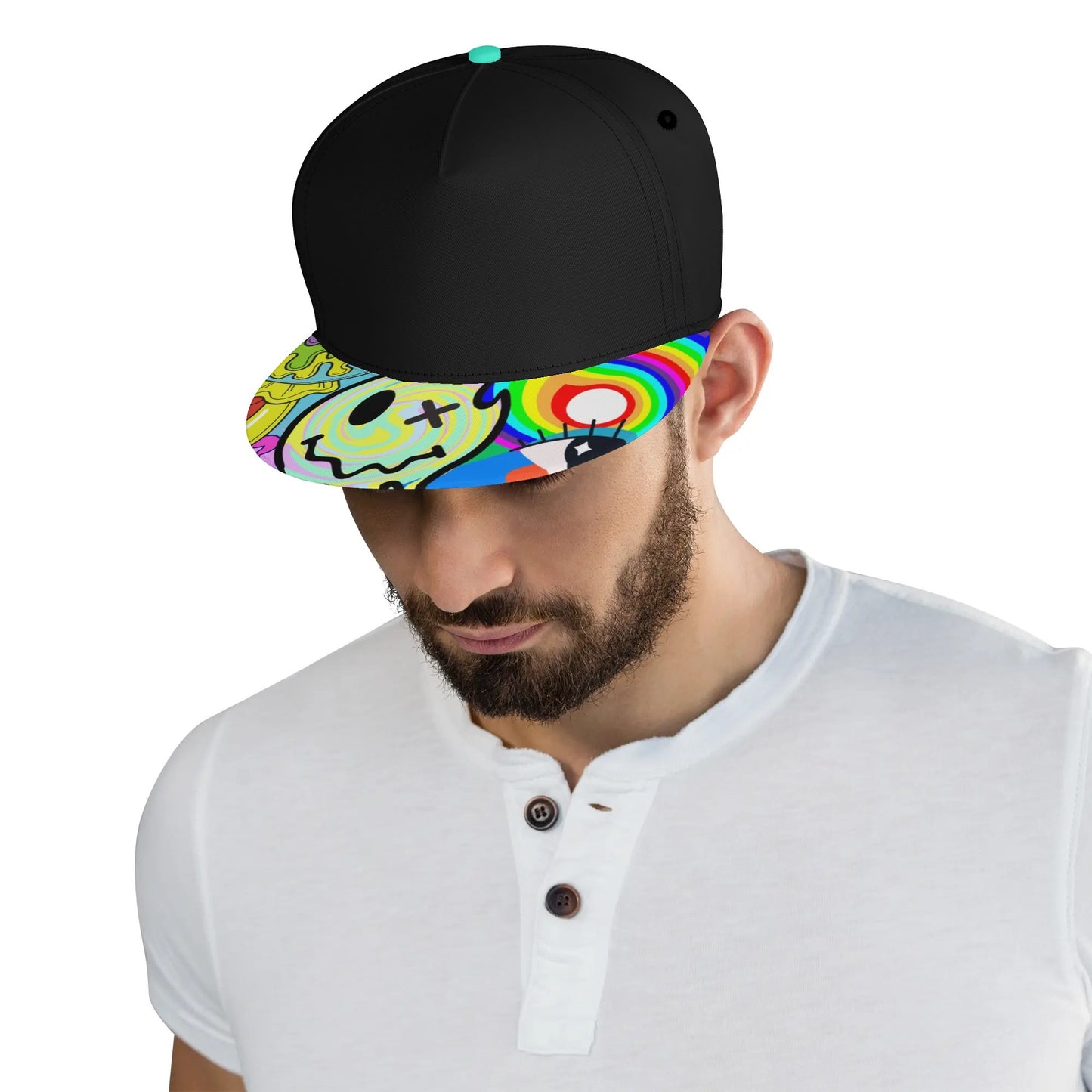 Neon Trip - Flat Bill Hat