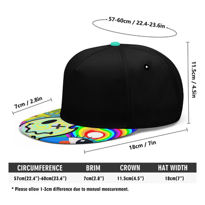 Neon Trip - Flat Bill Hat