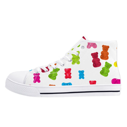 Gummy BEARS! Canvas High Top Shoes