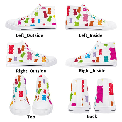 Gummy BEARS! Canvas High Top Shoes