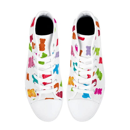 Gummy BEARS! Canvas High Top Shoes