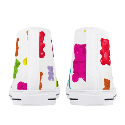 Gummy BEARS! Canvas High Top Shoes