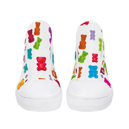 Gummy BEARS! Canvas High Top Shoes