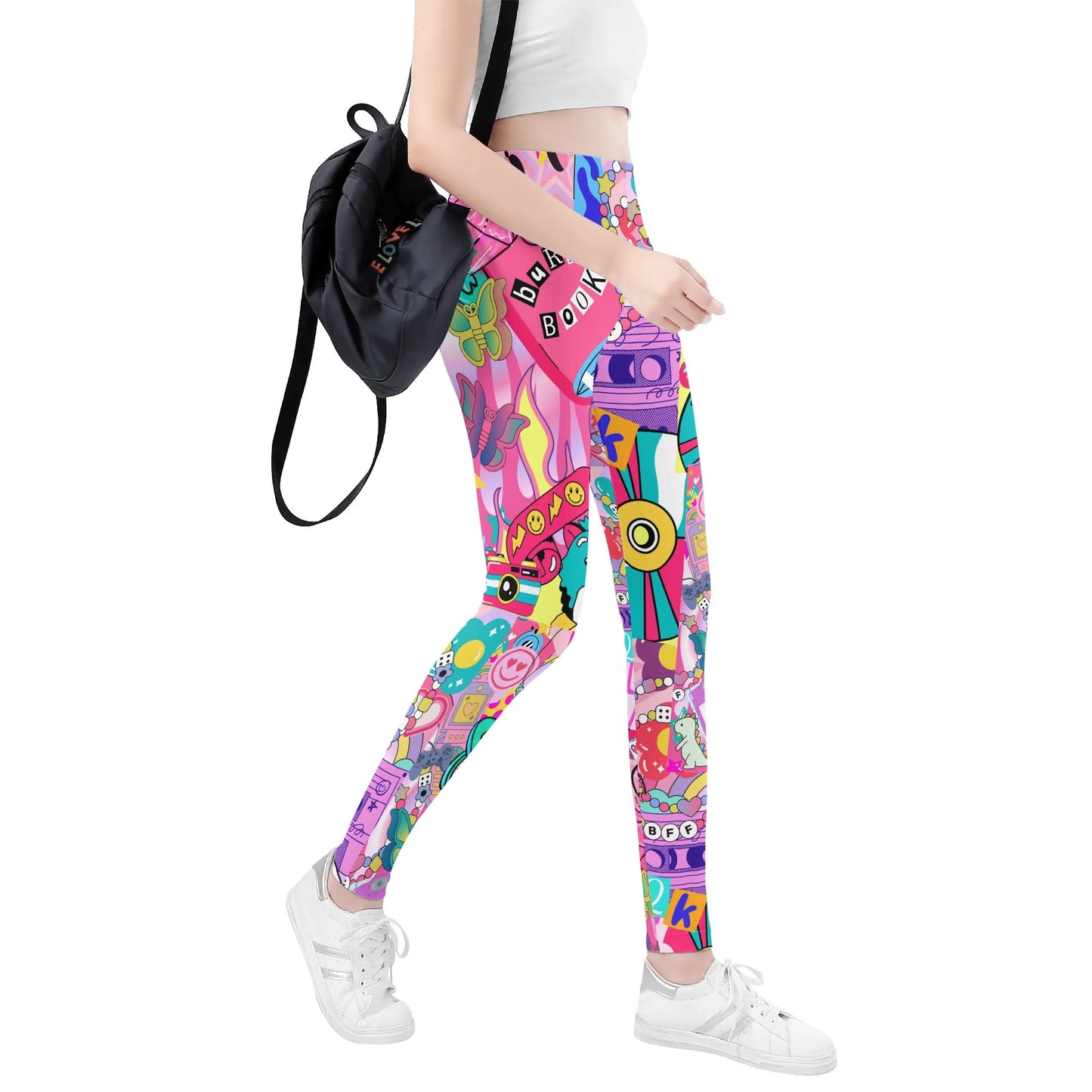 "Burn Books, Furbies and Ring Pops. " Womens Soft Legging Yoga Pants