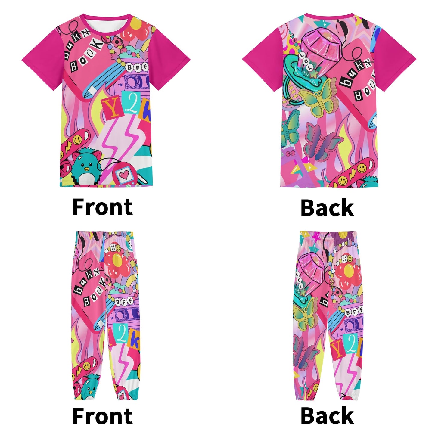 "Burn Books, Furbies and Ring Pops. Duh." Unisex Two-Piece Set