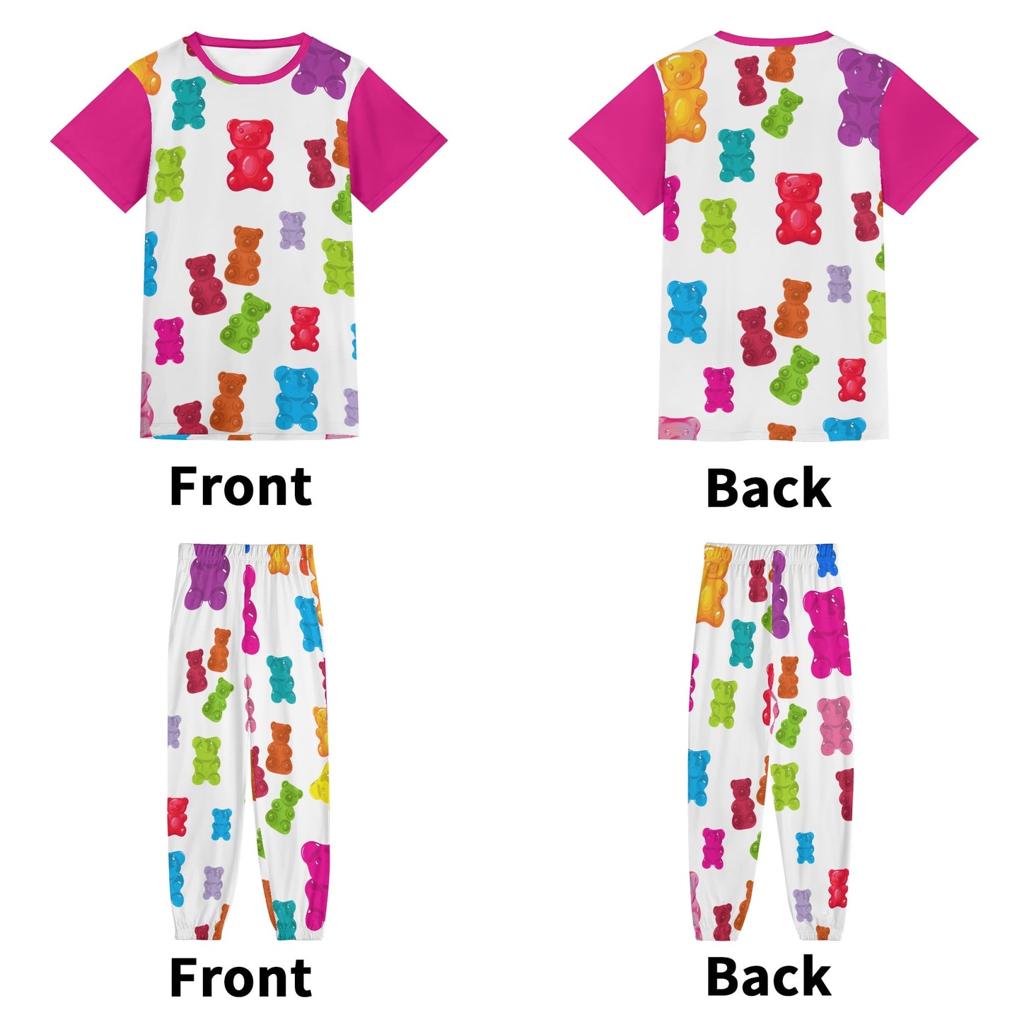 "Gubby Bears. Cute and Sweet" Unisex Two-Piece Set