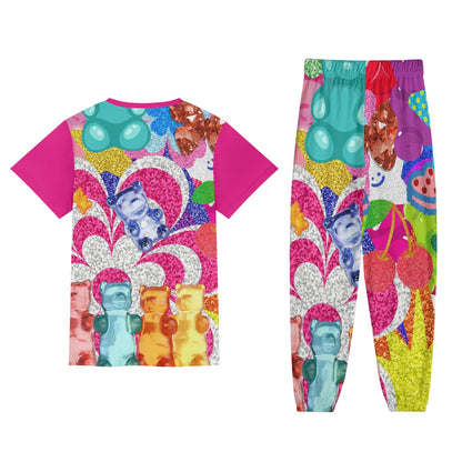 "Candy, Flower and Starry Eyed" Unisex Two-Piece Set