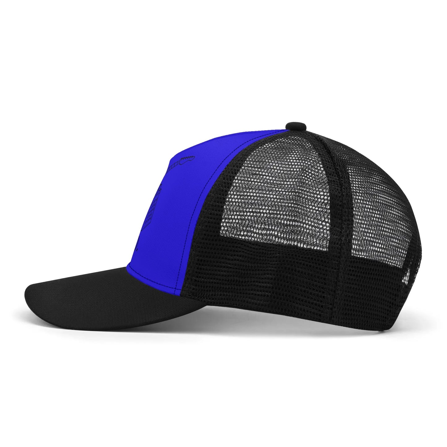 "I Shred THINGS" BLUE Front Printing Mesh Trucker Hats