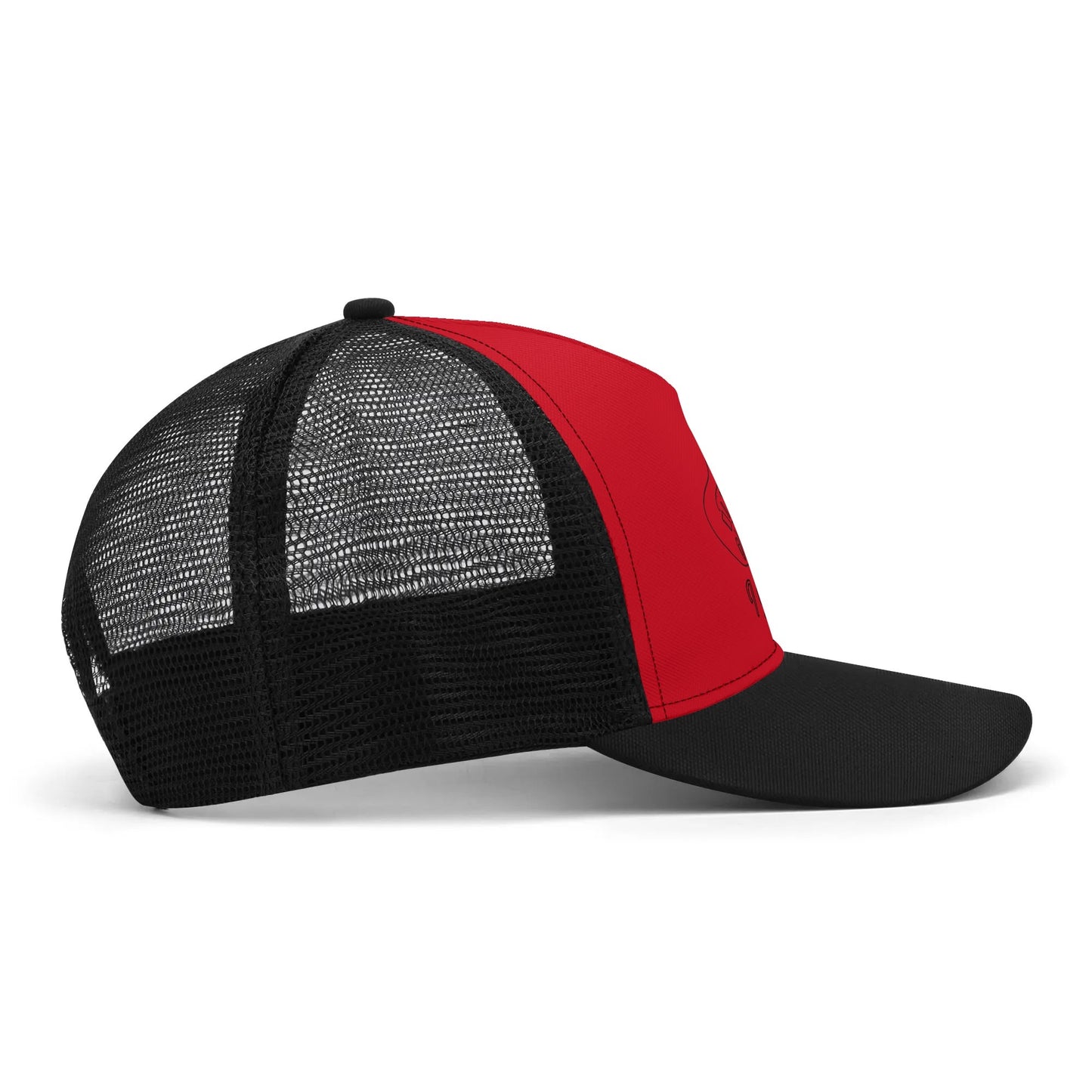 " I SHRED THINGS - RED" Front Printing Mesh Trucker Hats