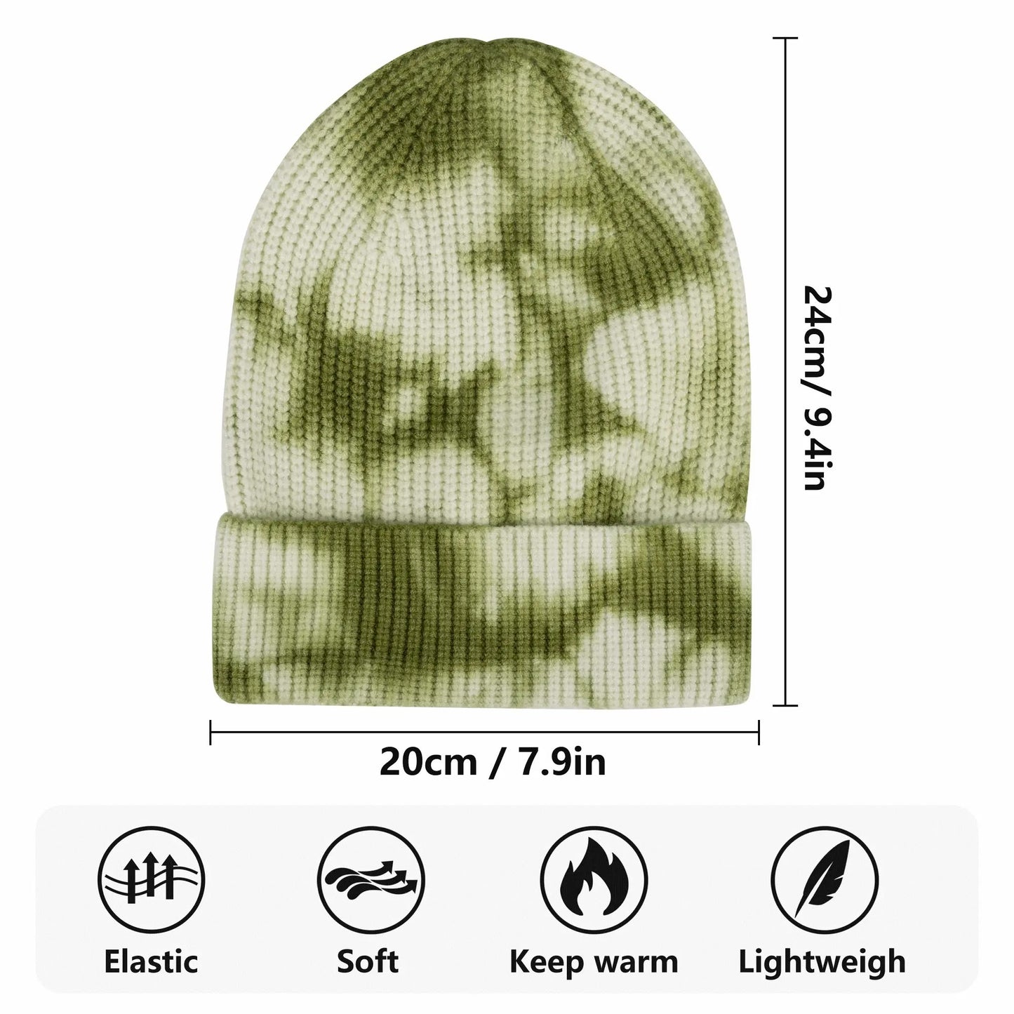 Tie-dyed Retro Beanie