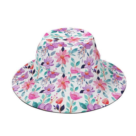 Floral All Over Print Bucket Fisherman Hat