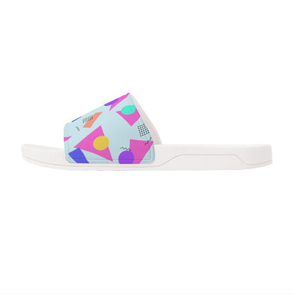 80s Geometry  - Womens Slide Sandals