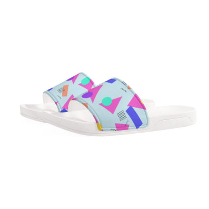 80s Geometry  - Womens Slide Sandals