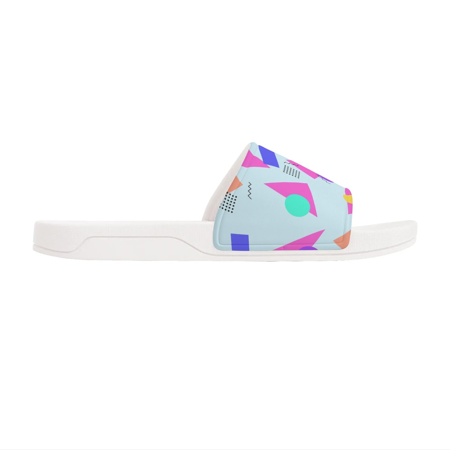 80s Geometry  - Womens Slide Sandals