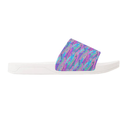 Abstract Sunset - Womens Slide Sandals