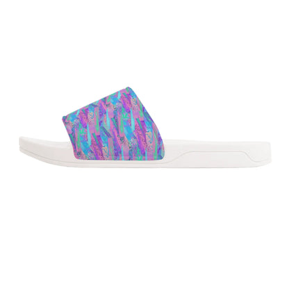 Abstract Sunset - Womens Slide Sandals