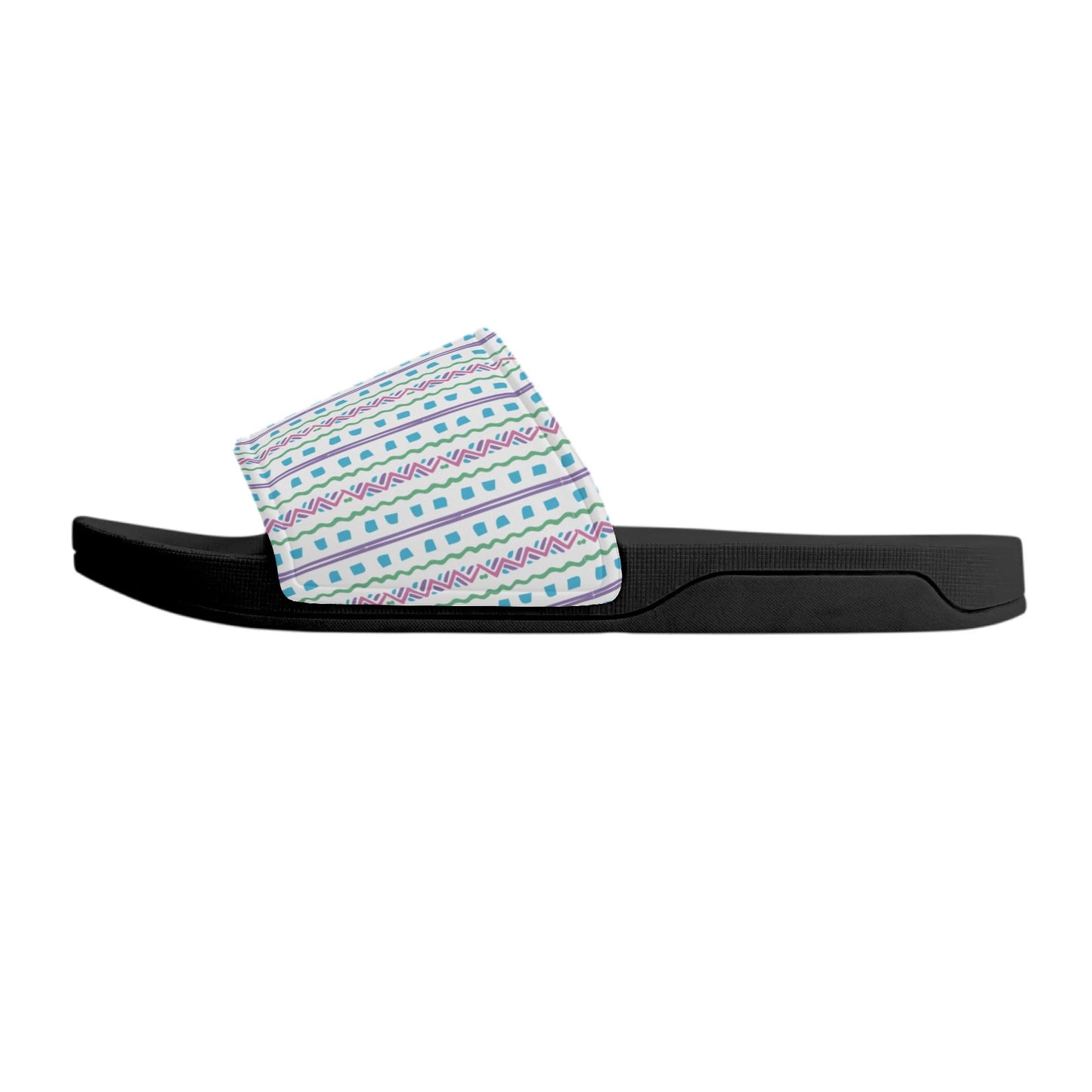 Turquoise Tribal - Women's Slide Sandals