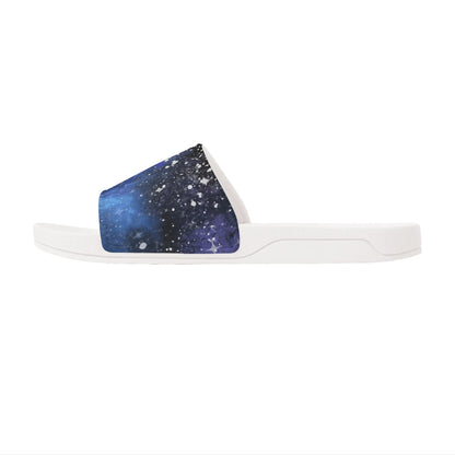 Blue Galaxy Smoke - Womens Slide Sandals