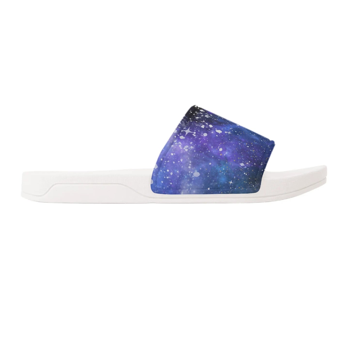 Blue Galaxy Smoke - Womens Slide Sandals