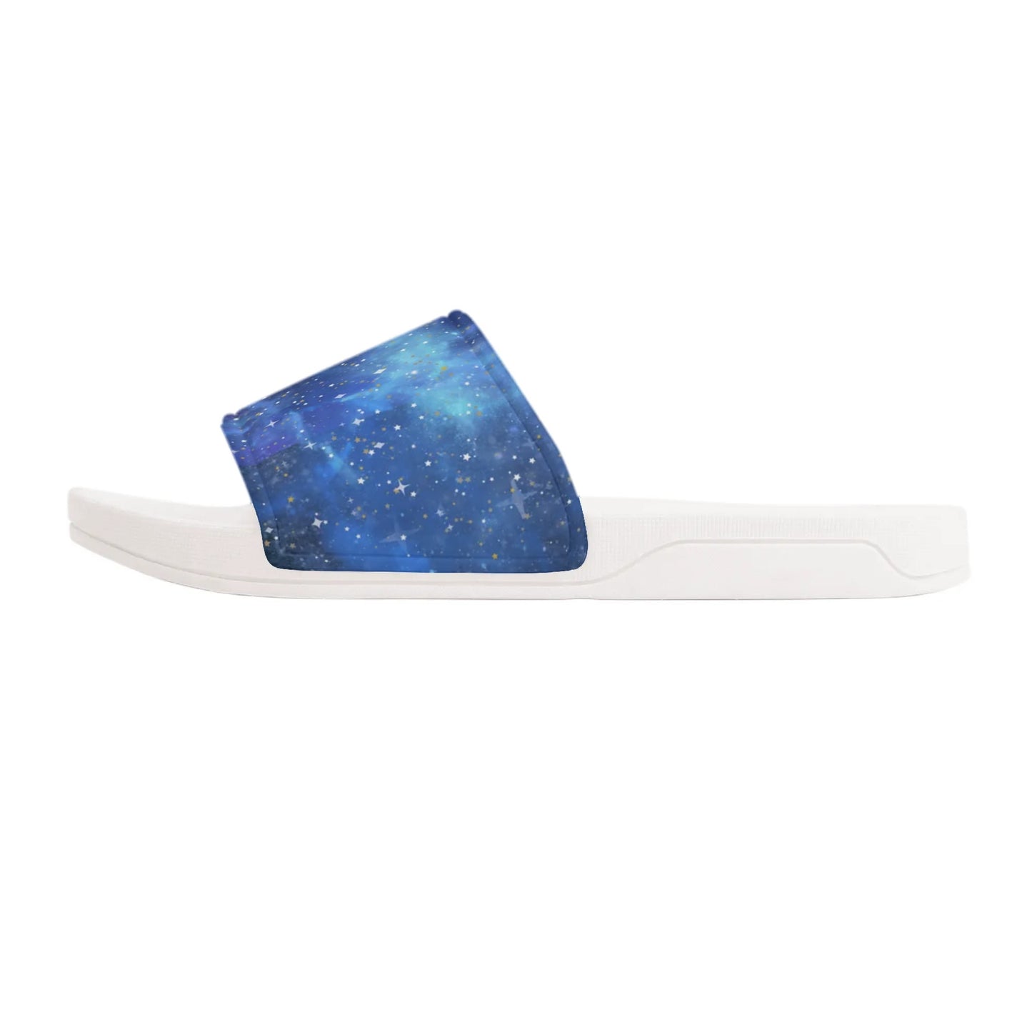 Blue Galaxy Smoke - Womens Slide Sandals