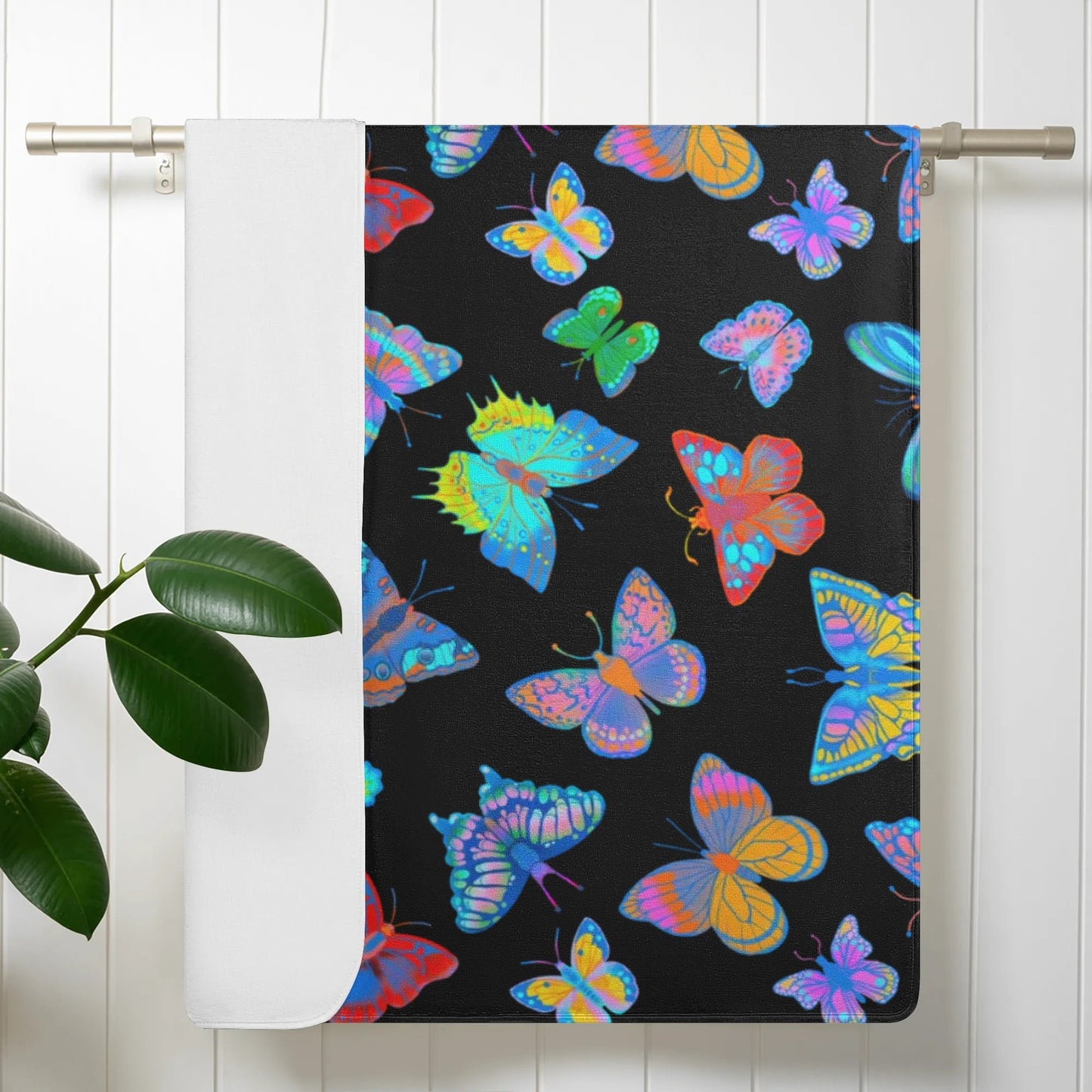 Rainbow Butterfly - Bath Towel