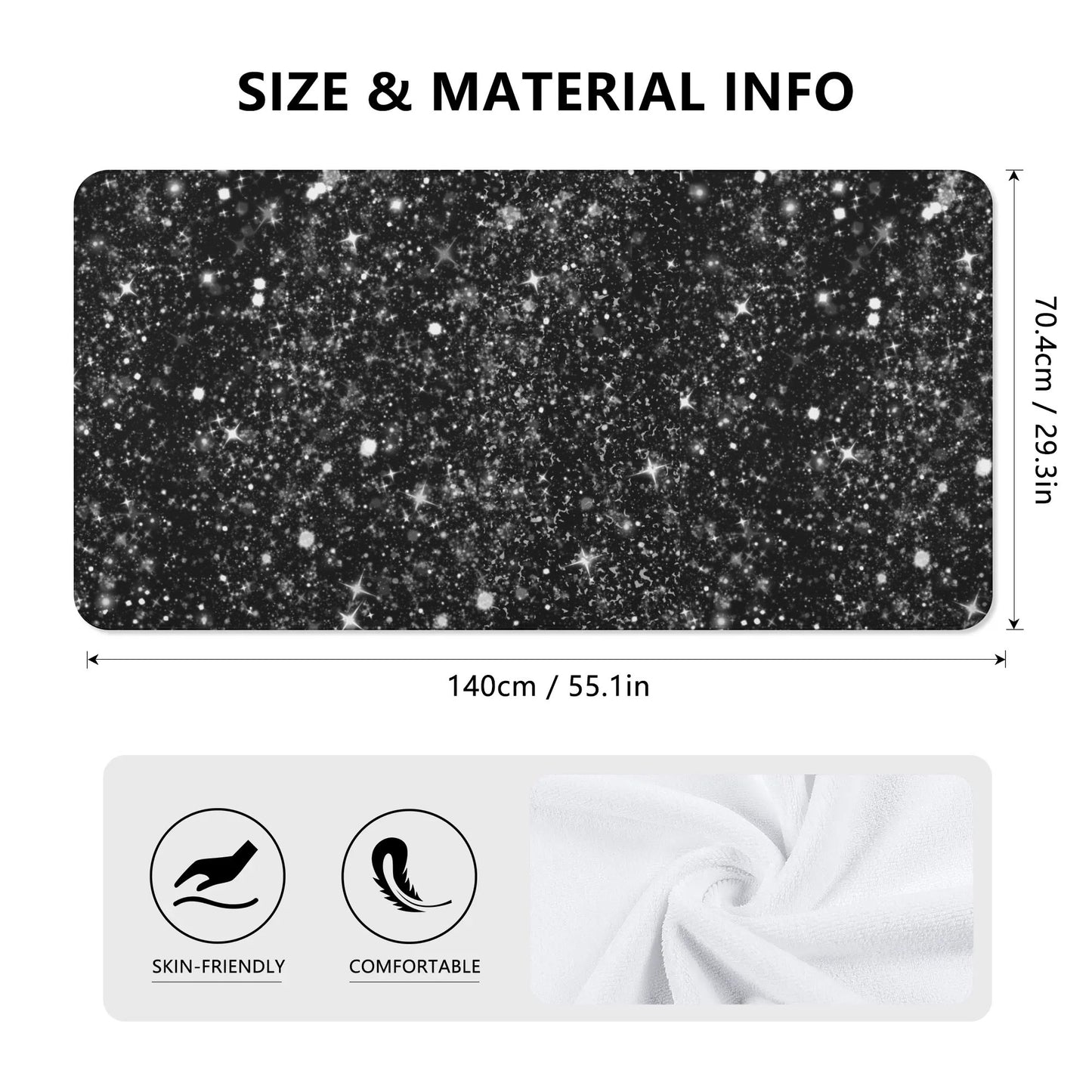 Starry Galaxy - Bath Towel