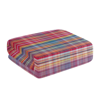 Rainbow Plaid - Bath Towel