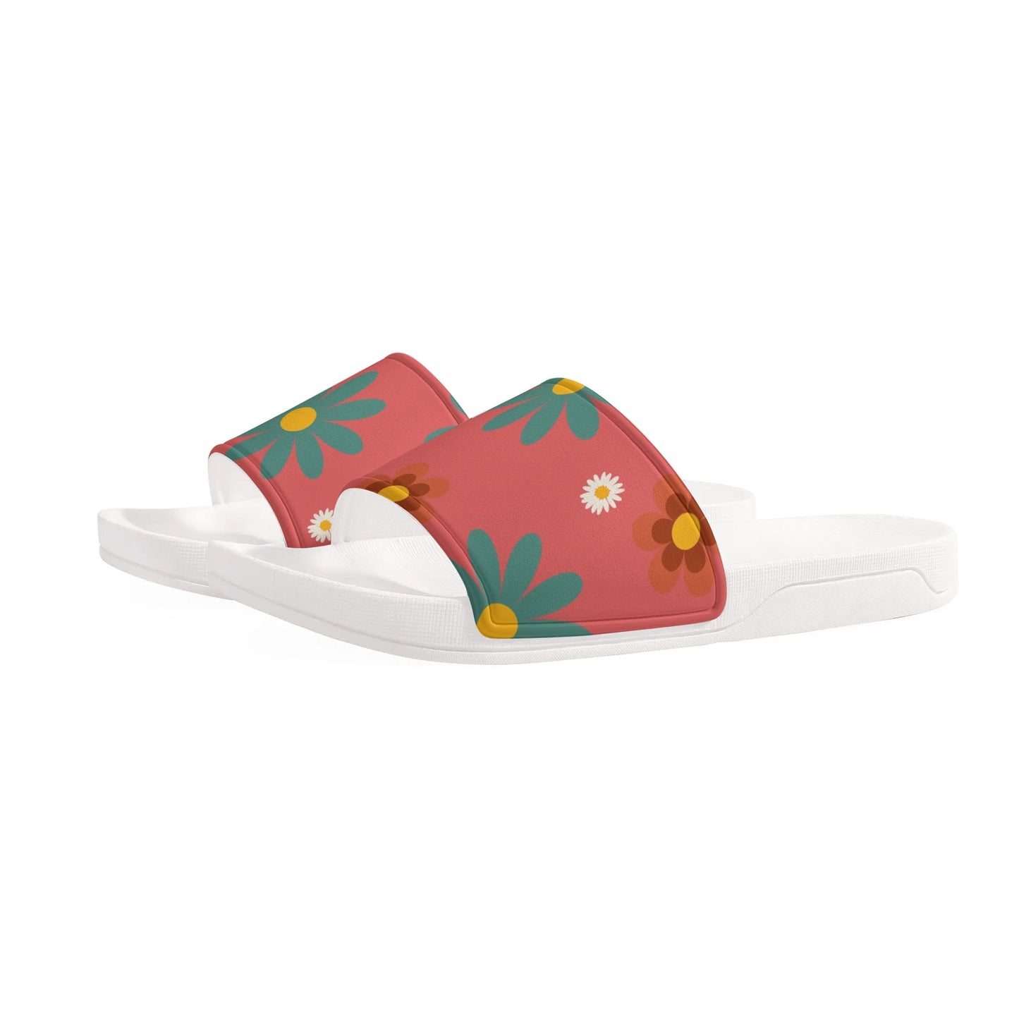 Flower Power Womens Slide Sandals