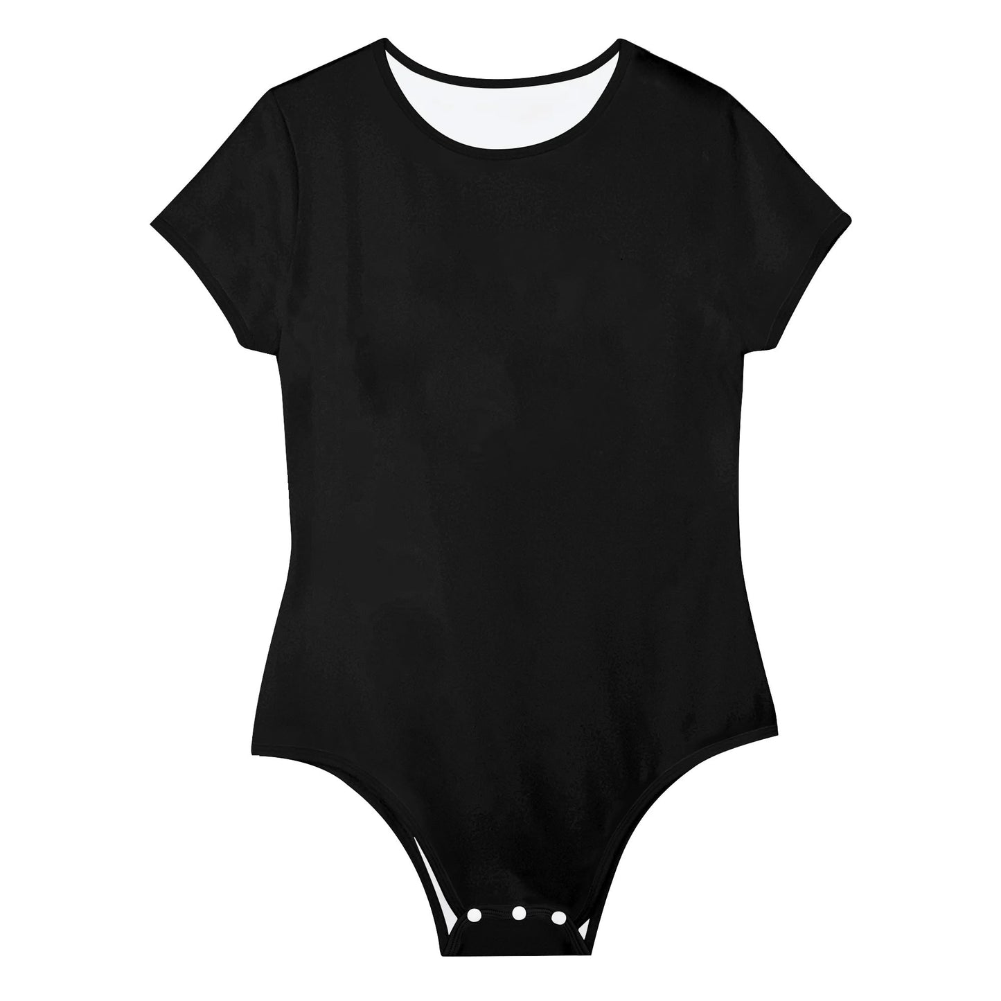 Womens Crew Neck Short Sleeve Slim Fit Bodysuit