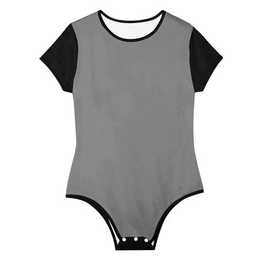 Womens Crew Neck Short Sleeve Slim Fit Bodysuit