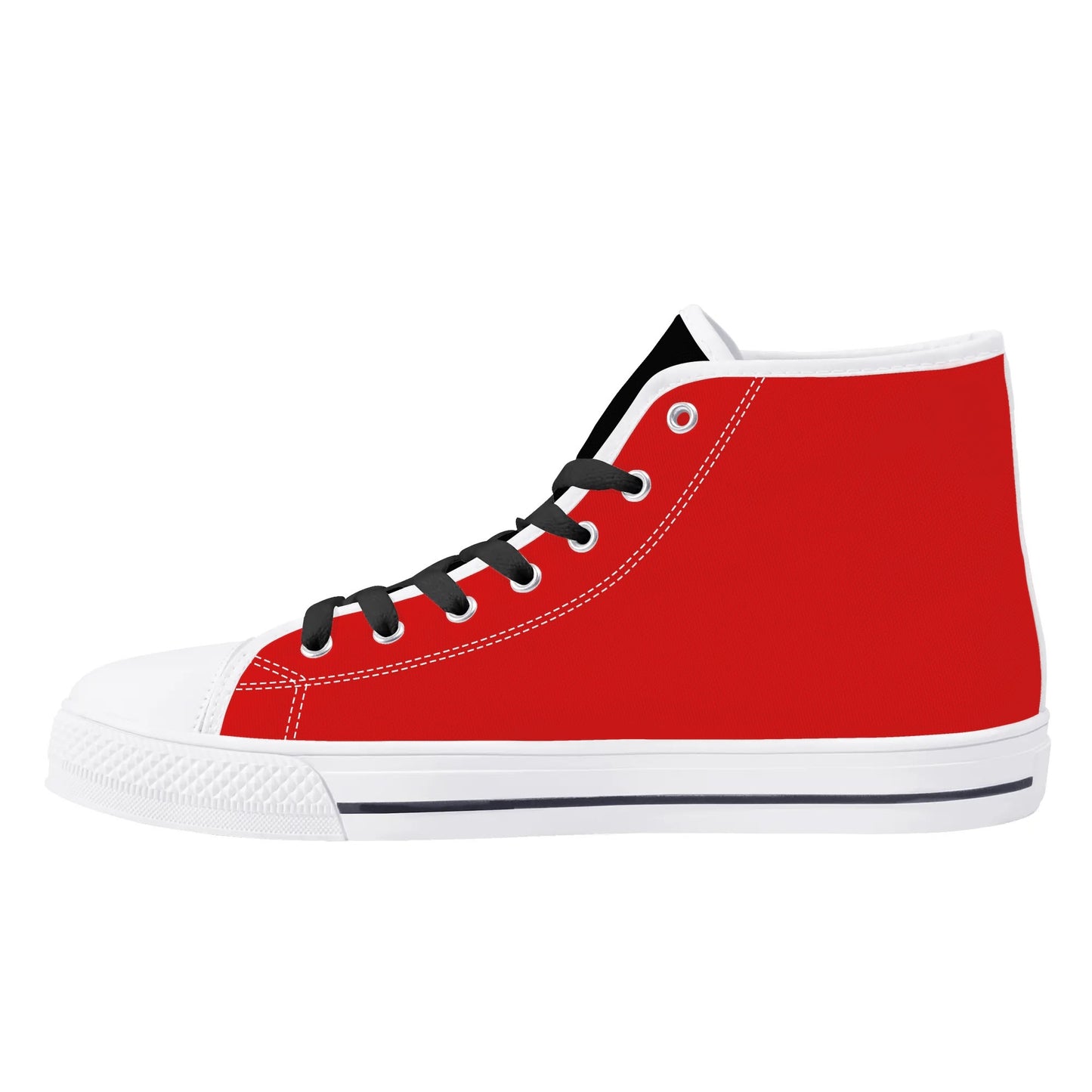 Georgia - BE A BULLDOG BLACK/RED - Mens High Top Canvas Shoes