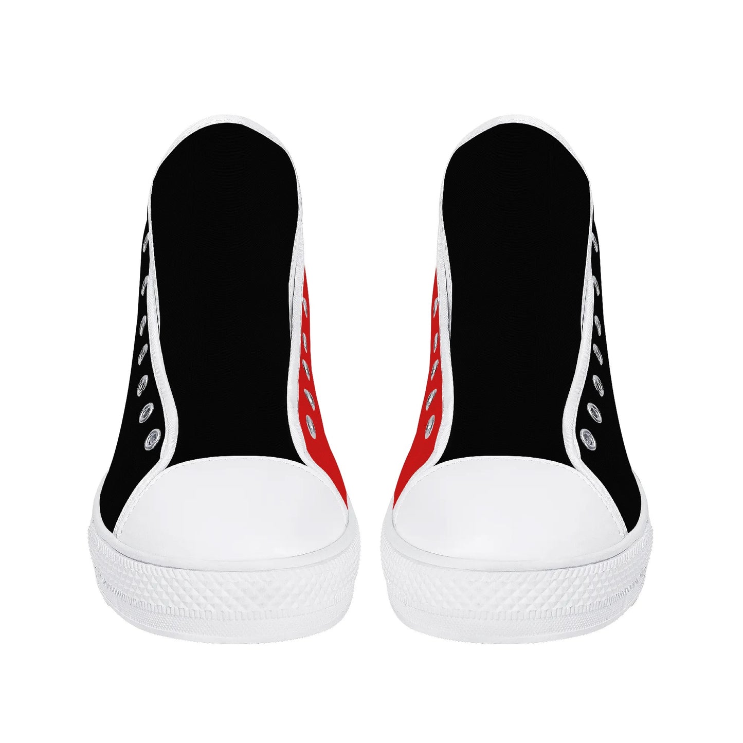 Georgia - BE A BULLDOG BLACK/RED - Mens High Top Canvas Shoes