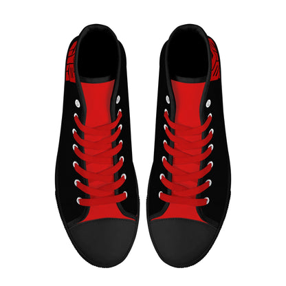 RED TRANSFORMER - Mens High Top Canvas Shoes