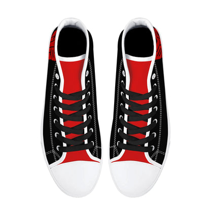 RED TRANSFORMER - Mens High Top Canvas Shoes