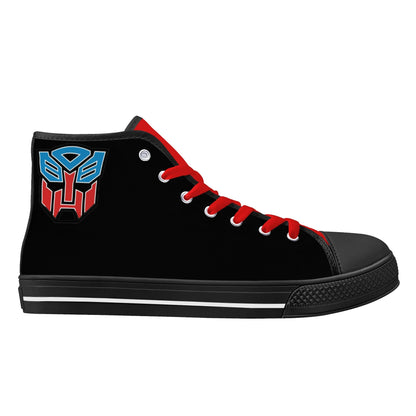 TEENY BOT! - Mens High Top Canvas Shoes