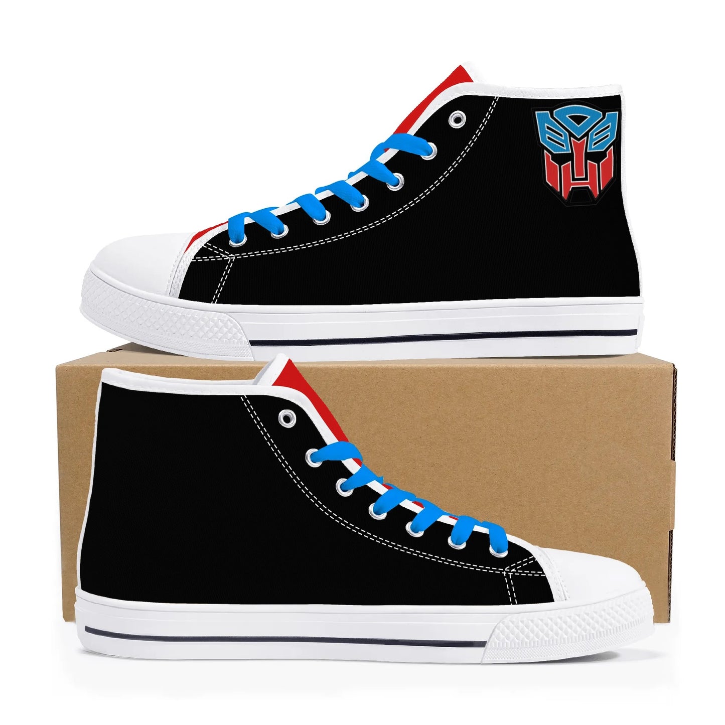 TEENY BOT! - Mens High Top Canvas Shoes