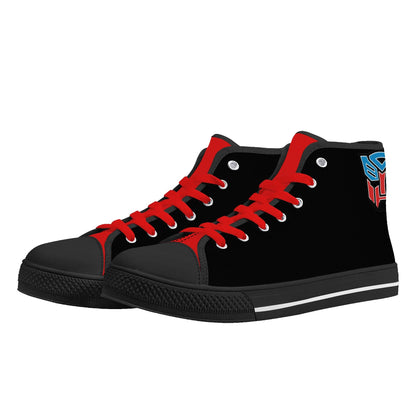 TEENY BOT! - Mens High Top Canvas Shoes