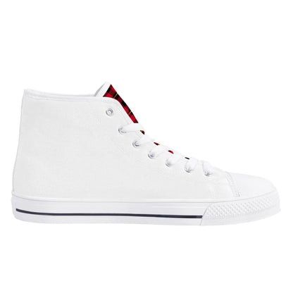 GA LOGO ANGRY BULLDOG - Mens High Top Canvas Shoes