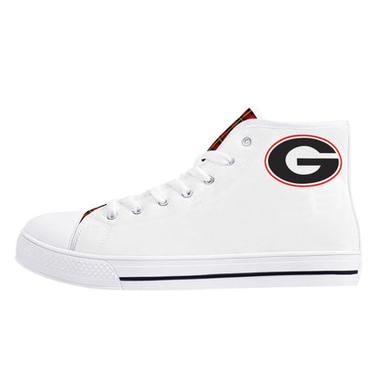 GEORGIA TAKIN' OVER, BIG AND SMALL - Mens High Top Canvas Shoes