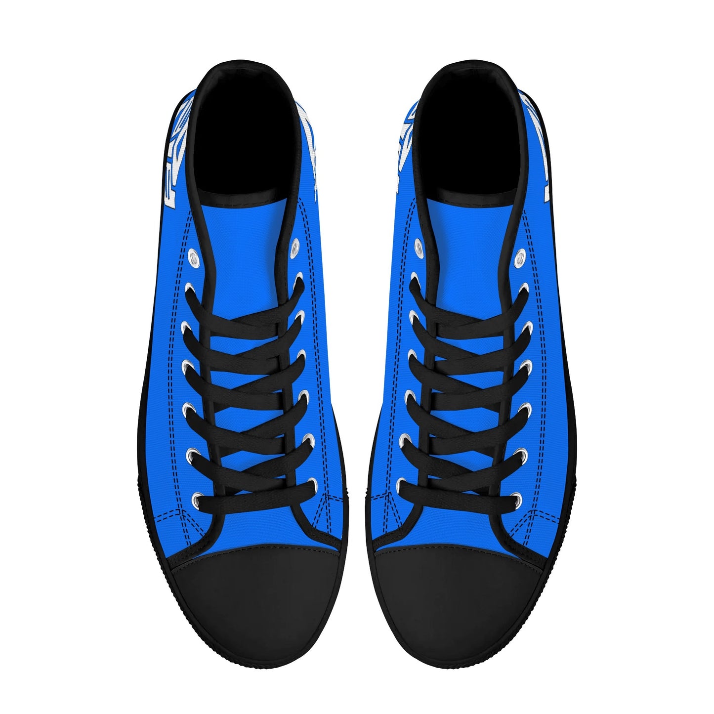 BLUE TRANSFORMER - Mens High Top Canvas Shoes