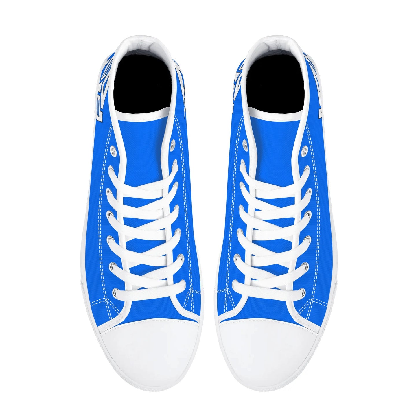 BLUE TRANSFORMER - Mens High Top Canvas Shoes