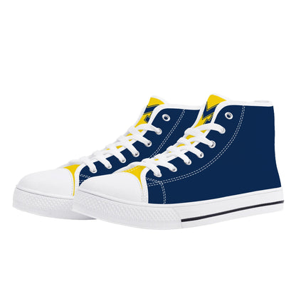 MICHIGAN Mens High Top Canvas Shoes - LOGO Tongue