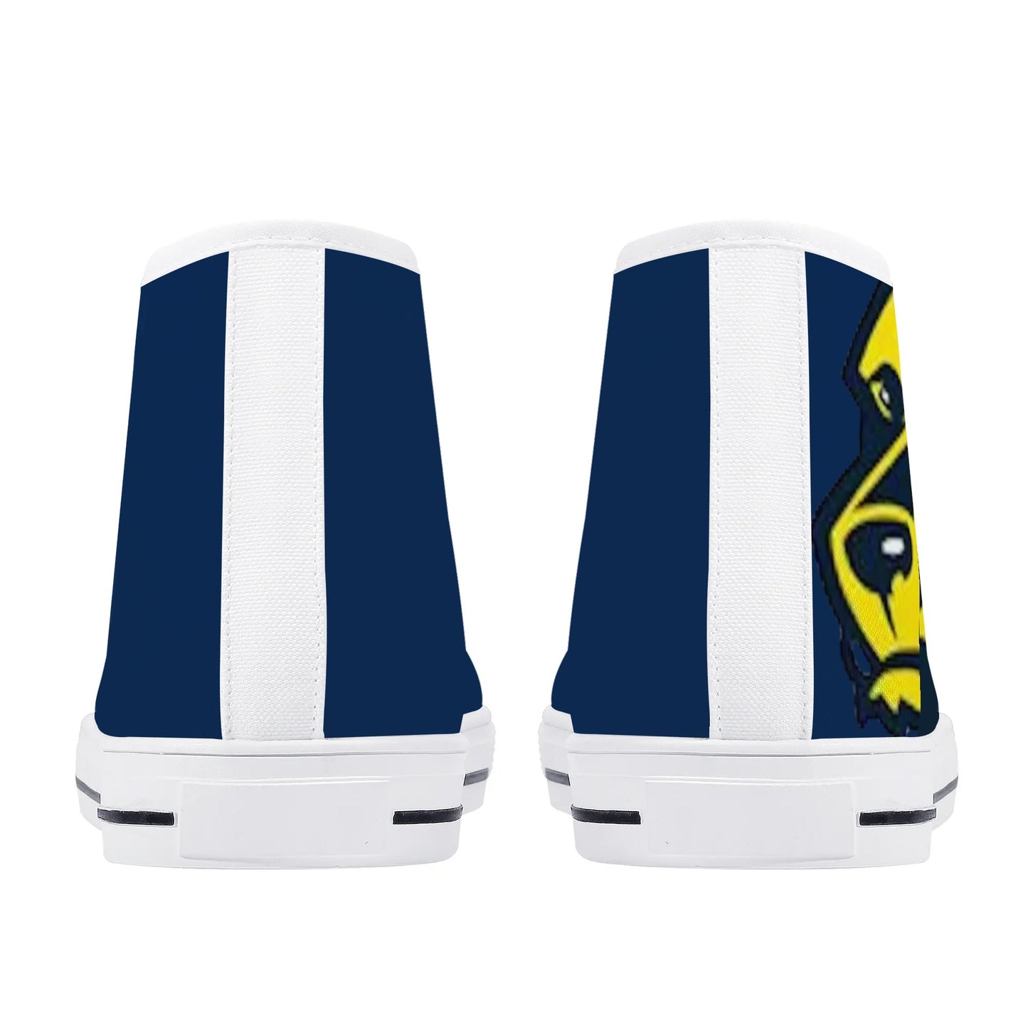 Michigan Wolverines - Mens High Top Canvas Shoes