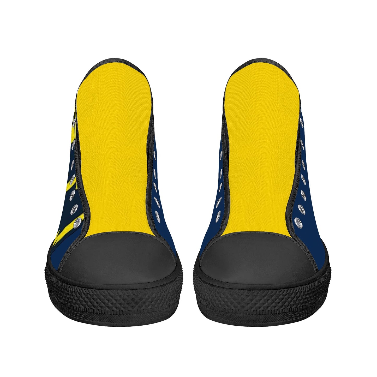 Michigan Wolverines - Mens High Top Canvas Shoes