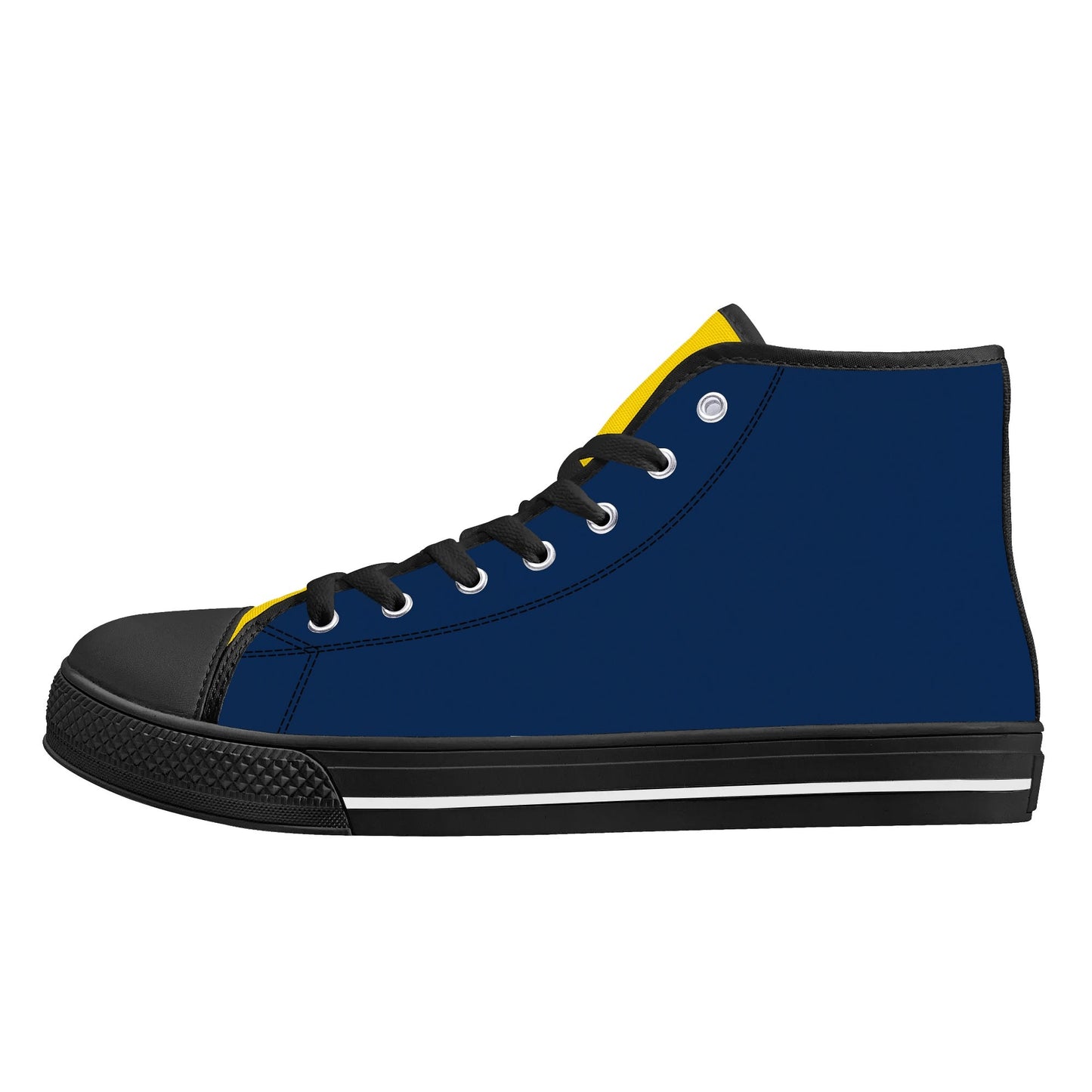 Michigan Wolverines - Mens High Top Canvas Shoes