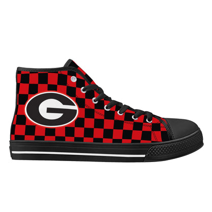 UGA - GEORGIA ON MY MIND - Mens High Top Canvas Shoes