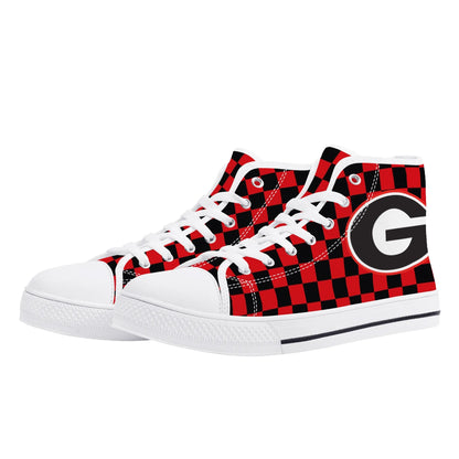 UGA - GEORGIA ON MY MIND - Mens High Top Canvas Shoes