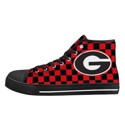 UGA - GEORGIA ON MY MIND - Mens High Top Canvas Shoes