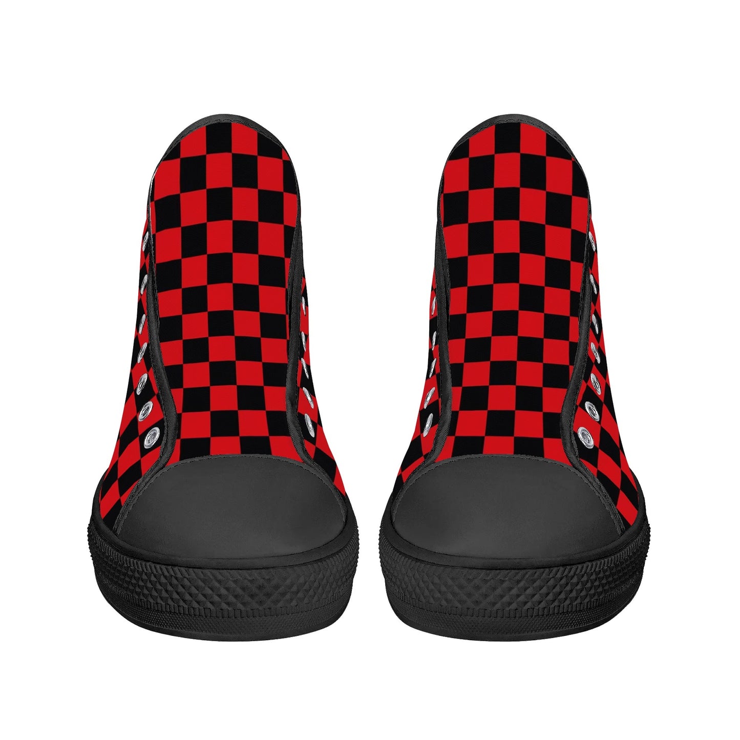 UGA CHECK DAT BULLDOG! - Mens High Top Canvas Shoes